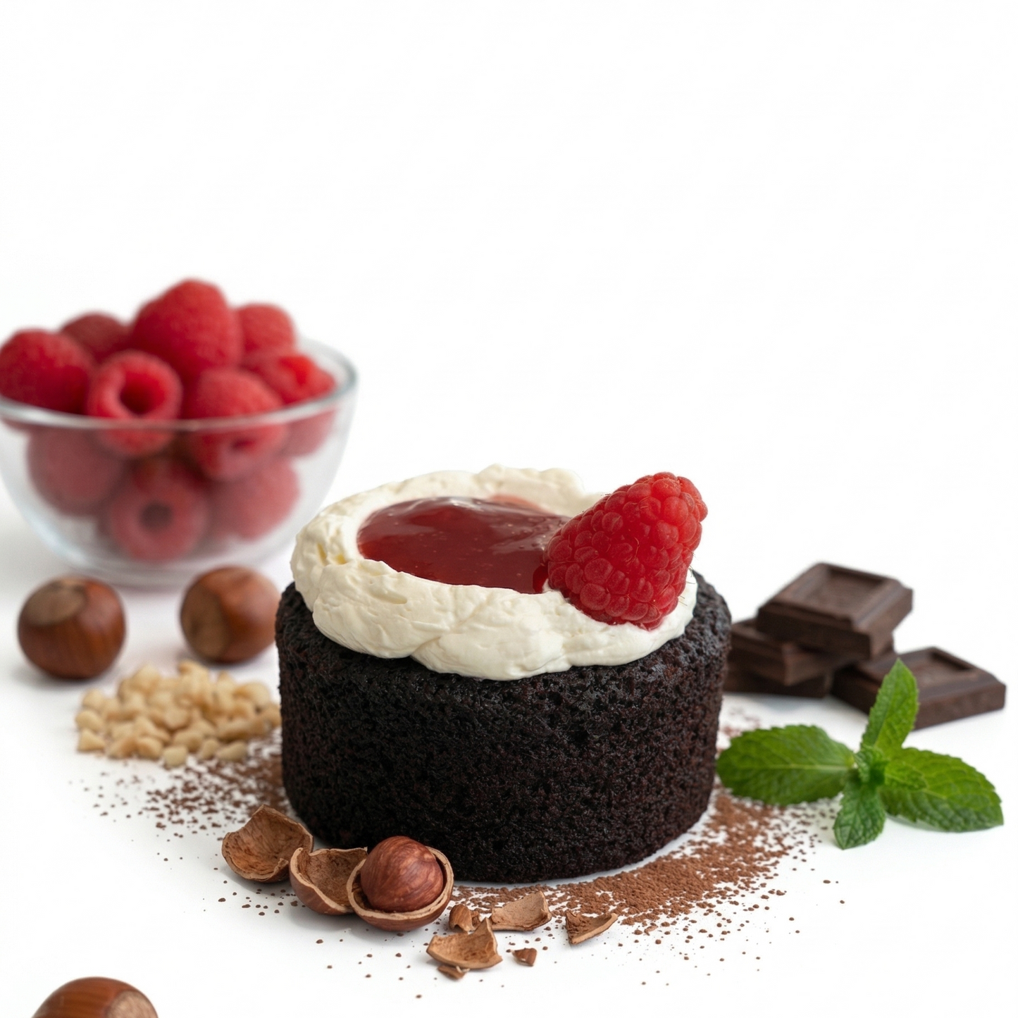 Chocolate Hazelnut Mini Cake — Box of 6