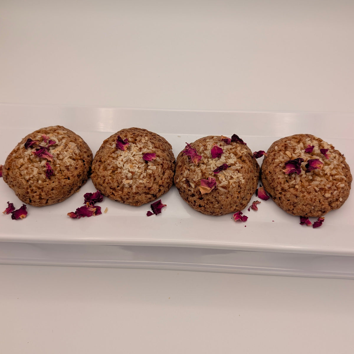 Coconut Rose Dream Cookie (Vegan)
