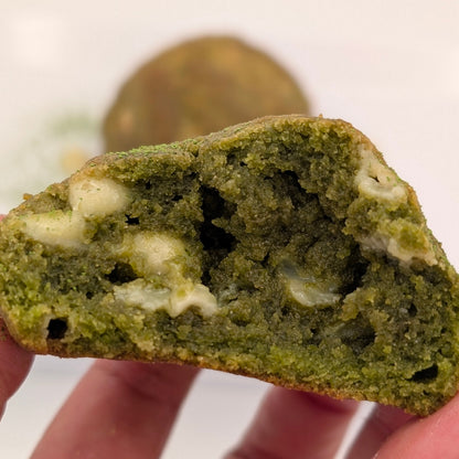 Matcha White Chocolate Chip Protein Cookie