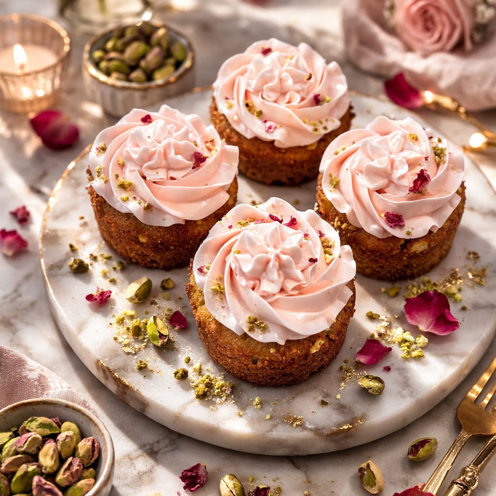 Pistachio Saffron Mini Cakes — Box of 6